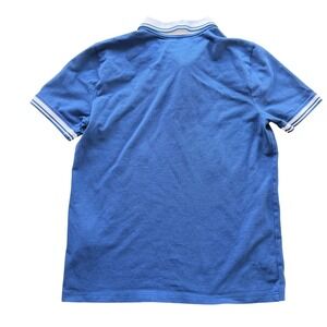 Abercrombie Kids Boys Logo Pique Polo Shirt Blue 13/14 Preppy Y2K